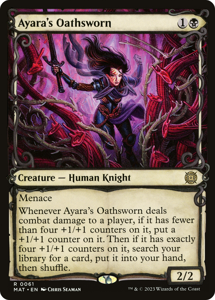 Ayara's Oathsworn (Showcase) [March of the Machine: The Aftermath] | Good Games Cannington