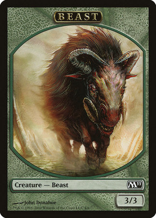 Beast Token [Magic 2011 Tokens] | Good Games Cannington