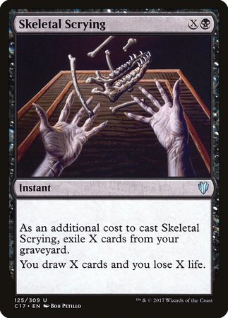 Skeletal Scrying [Commander 2017] | Good Games Cannington