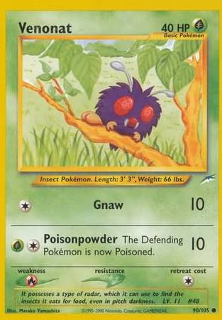 Venonat (90/105) [Neo Destiny Unlimited] | Good Games Cannington