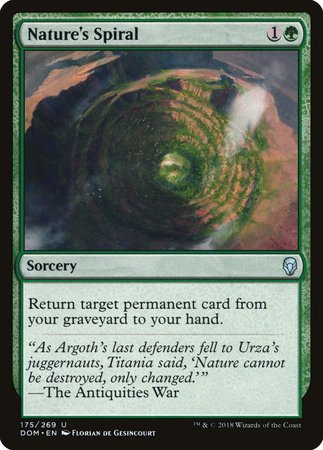 Nature's Spiral [Dominaria] | Good Games Cannington