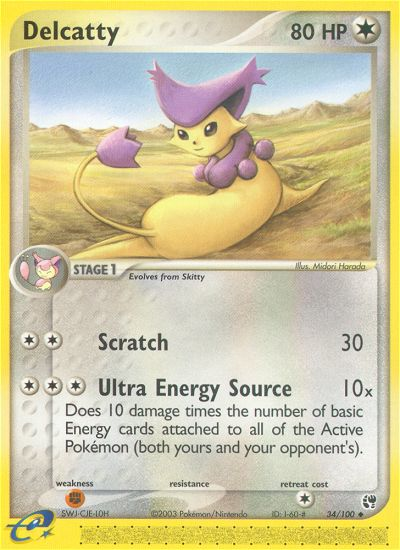 Delcatty (34/100) [EX: Sandstorm] | Good Games Cannington