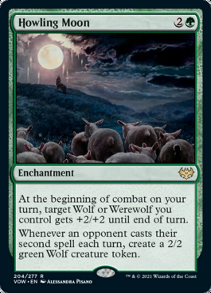 Howling Moon [Innistrad: Crimson Vow] | Good Games Cannington
