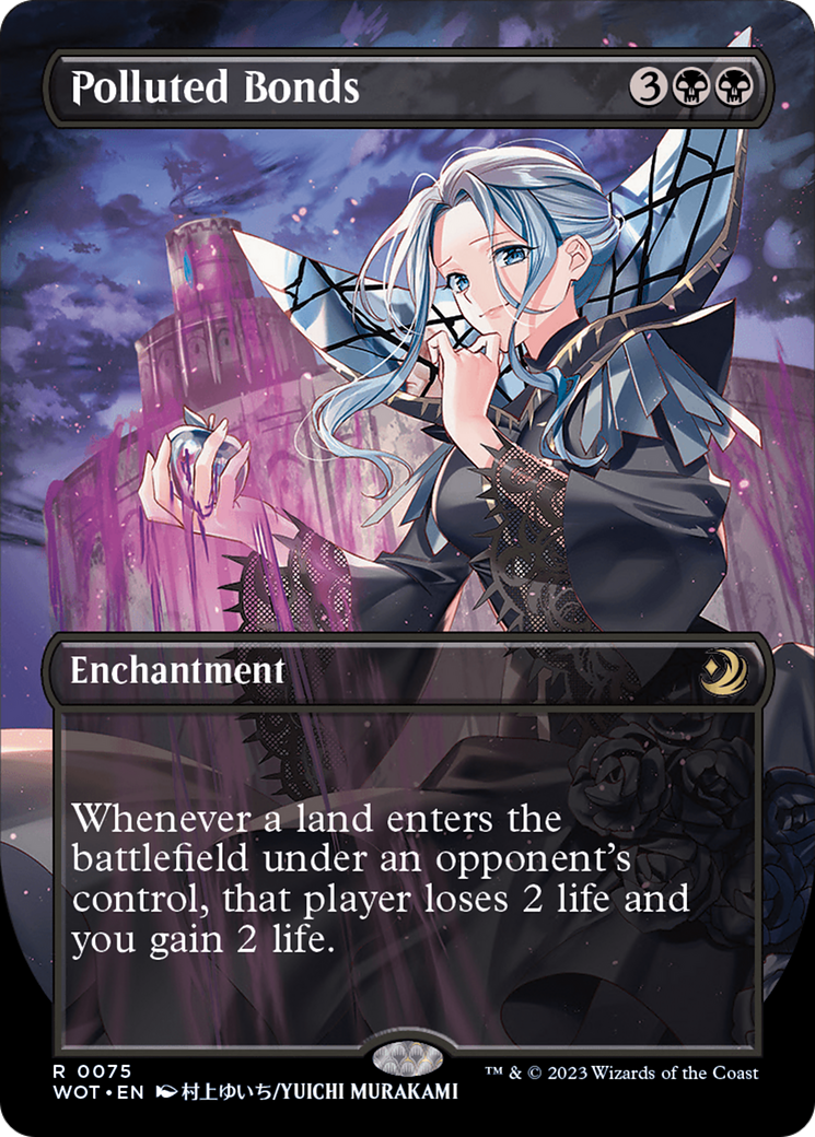 Polluted Bonds (Anime Borderless) [Wilds of Eldraine: Enchanting Tales] | Good Games Cannington