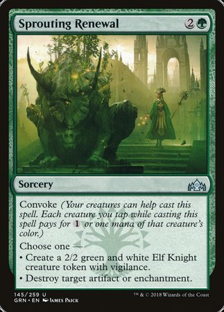 Sprouting Renewal [Guilds of Ravnica] | Good Games Cannington