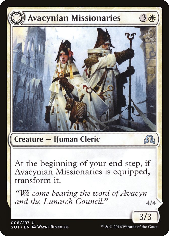 Avacynian Missionaries // Lunarch Inquisitors [Shadows over Innistrad] | Good Games Cannington