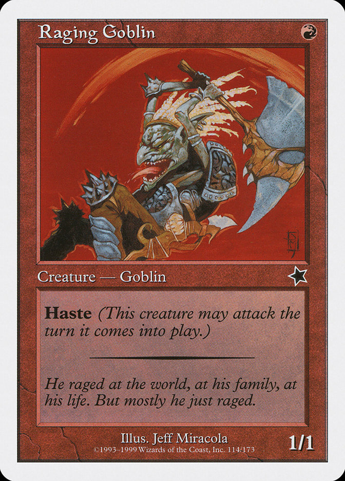 Raging Goblin [Starter 1999] | Good Games Cannington