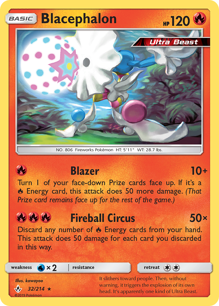 Blacephalon (32/214) [Sun & Moon: Unbroken Bonds] | Good Games Cannington