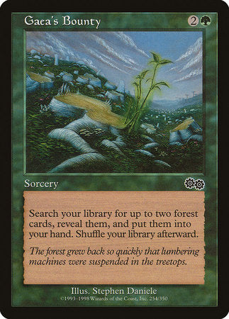 Gaea's Bounty [Urza's Saga] | Good Games Cannington