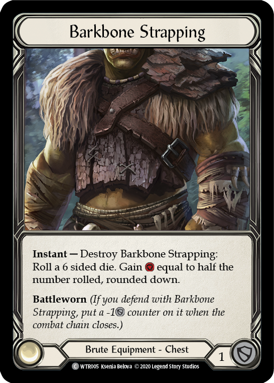 Barkbone Strapping [U-WTR005] (Welcome to Rathe Unlimited)  Unlimited Rainbow Foil | Good Games Cannington
