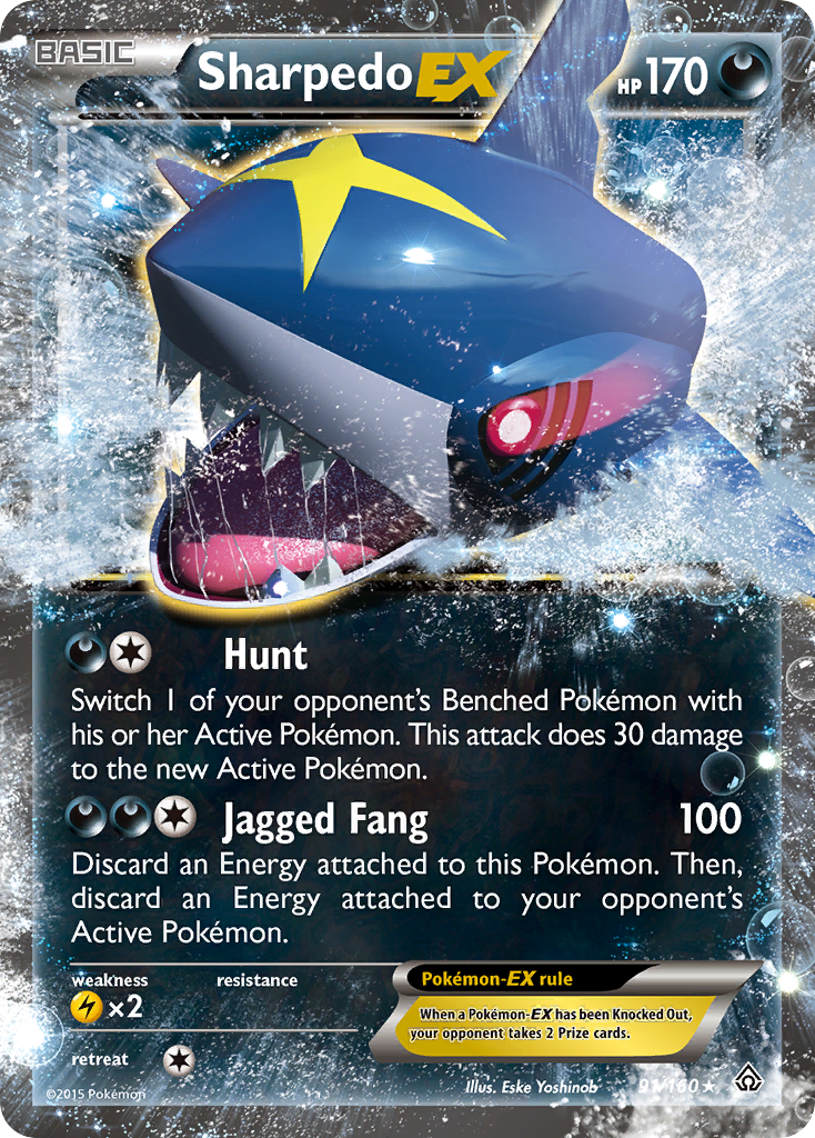 Sharpedo EX (91/160) [XY: Primal Clash] | Good Games Cannington