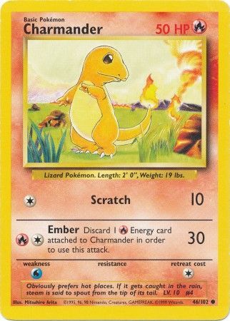 Charmander (46/102) [Base Set Unlimited] | Good Games Cannington