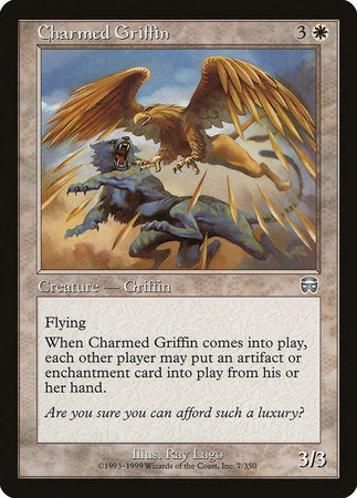 Charmed Griffin [Mercadian Masques] | Good Games Cannington