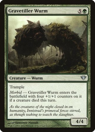 Gravetiller Wurm [Dark Ascension] | Good Games Cannington