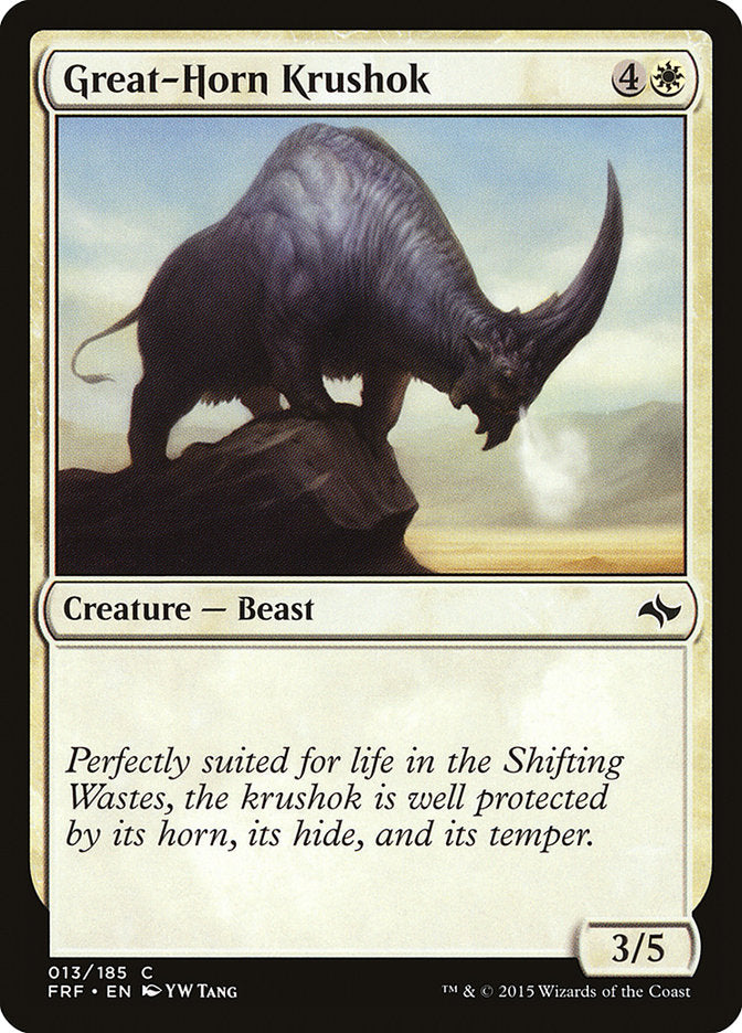 Great-Horn Krushok [Fate Reforged] | Good Games Cannington