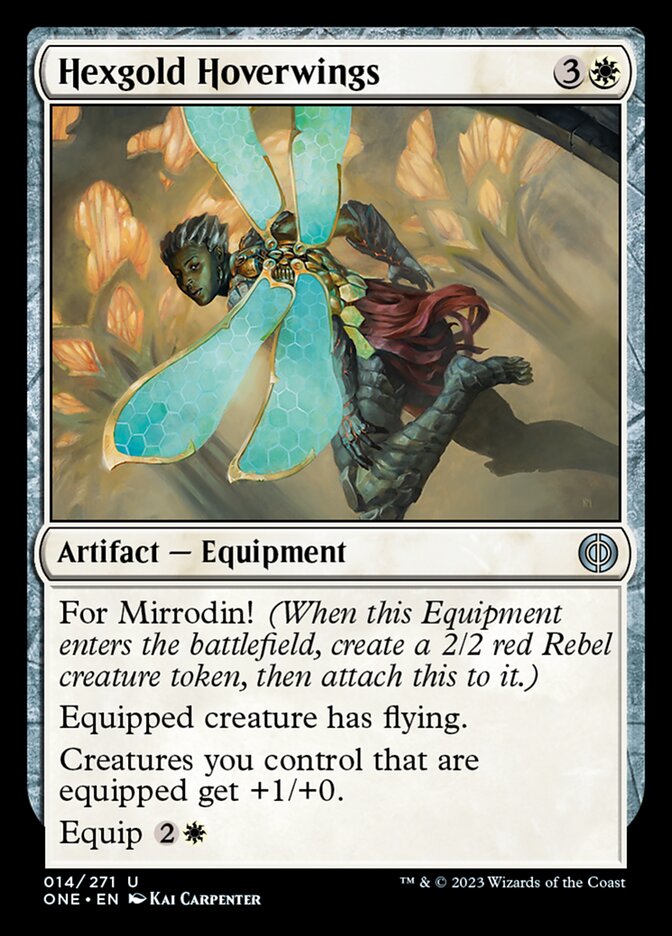 Hexgold Hoverwings [Phyrexia: All Will Be One] | Good Games Cannington