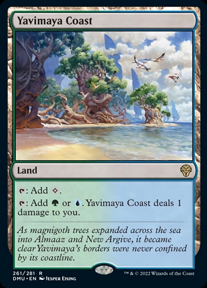 Yavimaya Coast [Dominaria United] | Good Games Cannington
