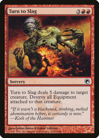Turn to Slag [Scars of Mirrodin] | Good Games Cannington