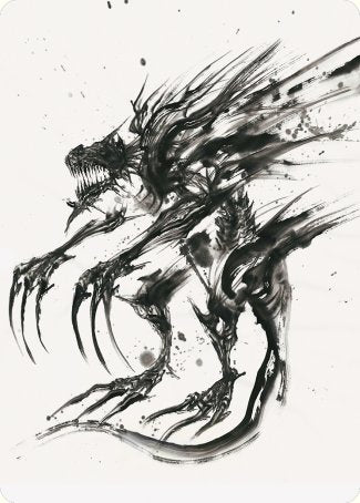 Phyrexian Obliterator Art Card [Phyrexia: All Will Be One Art Series] | Good Games Cannington