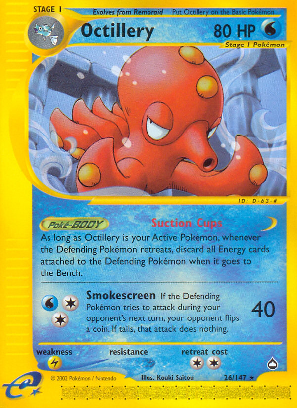 Octillery (26/147) [Aquapolis] | Good Games Cannington