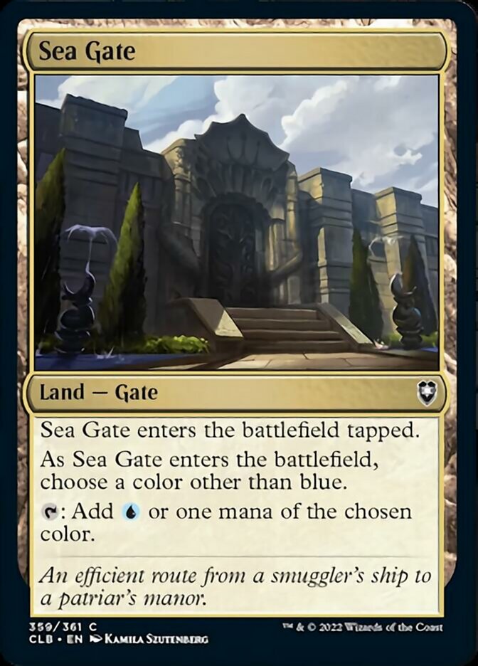 Sea Gate [Commander Legends: Battle for Baldur's Gate] | Good Games Cannington