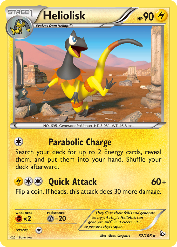 Heliolisk (37/106) [XY: Flashfire] | Good Games Cannington