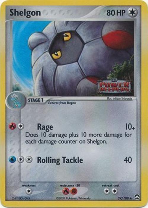 Shelgon (39/108) (Stamped) [EX: Power Keepers] | Good Games Cannington