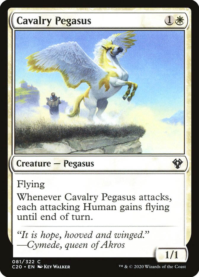 Cavalry Pegasus [Commander 2020] | Good Games Cannington