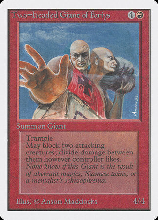 Two-Headed Giant of Foriys [Unlimited Edition] | Good Games Cannington