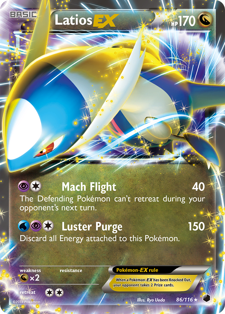 Latios EX (86/116) [Black & White: Plasma Freeze] | Good Games Cannington