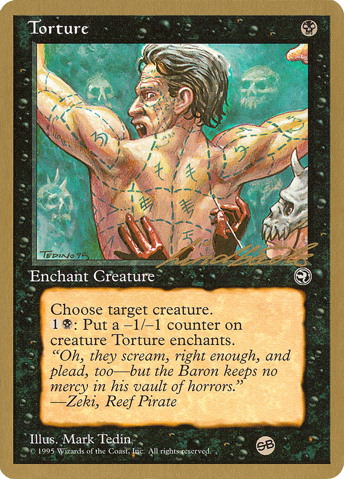 Torture (Leon Lindback) (SB) [Pro Tour Collector Set] | Good Games Cannington