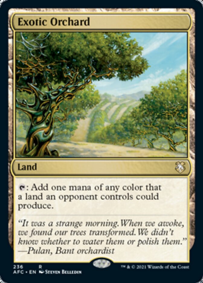 Exotic Orchard [Dungeons & Dragons: Adventures in the Forgotten Realms Commander] | Good Games Cannington
