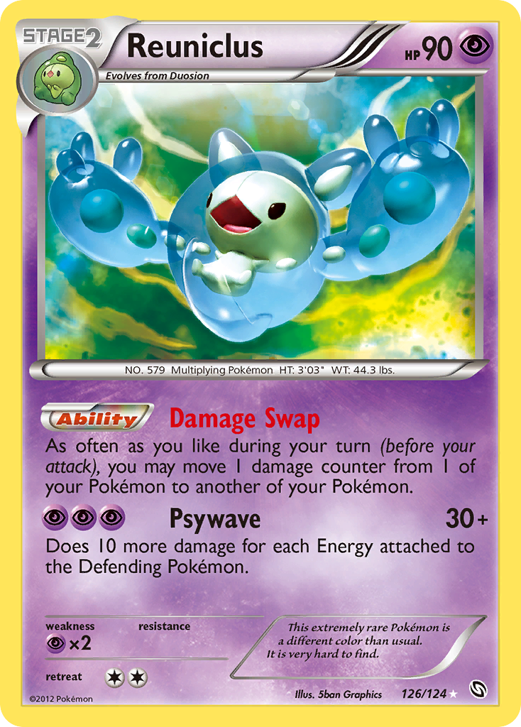 Reuniclus (126/124) [Black & White: Dragons Exalted] | Good Games Cannington