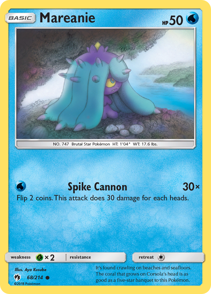 Mareanie (68/214) [Sun & Moon: Lost Thunder] | Good Games Cannington