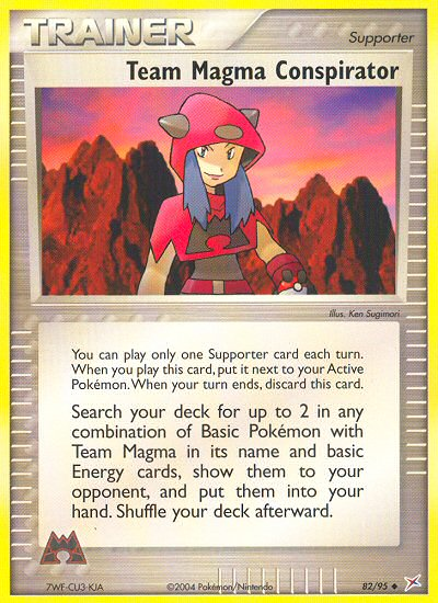 Team Magma Conspirator (82/95) [EX: Team Magma vs Team Aqua] | Good Games Cannington