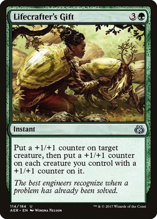 Lifecrafter's Gift [Aether Revolt] | Good Games Cannington