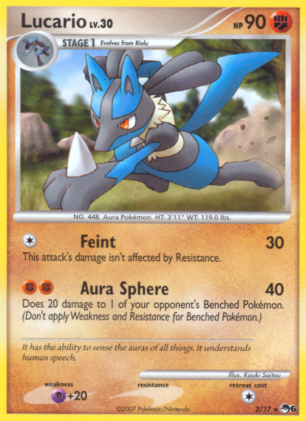 Lucario (2/17) [POP Series 6] | Good Games Cannington