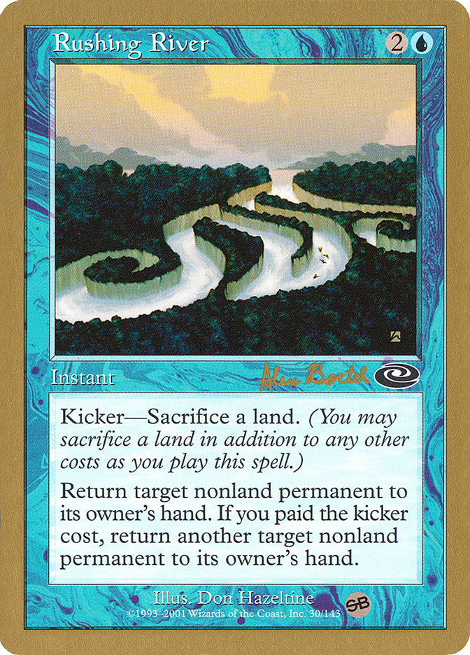 Rushing River (Alex Borteh) (SB) [World Championship Decks 2001] | Good Games Cannington