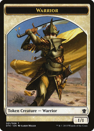 Warrior Token [Dragons of Tarkir Tokens] | Good Games Cannington