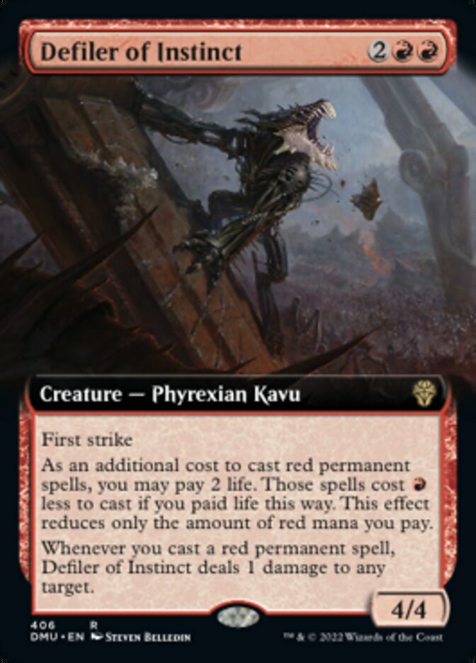 Defiler of Instinct (Extended Art) [Dominaria United] | Good Games Cannington