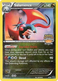 Salamence (8/20) (Regional Championship Promo Staff) [Black & White: Dragon Vault] | Good Games Cannington