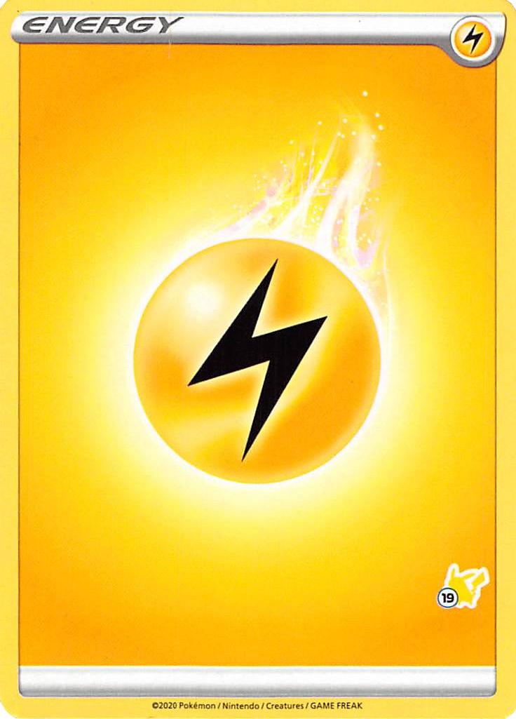 Lightning Energy (Pikachu Stamp #19) [Battle Academy 2022] | Good Games Cannington
