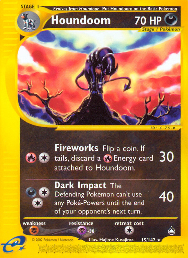Houndoom (15/147) [Aquapolis] | Good Games Cannington