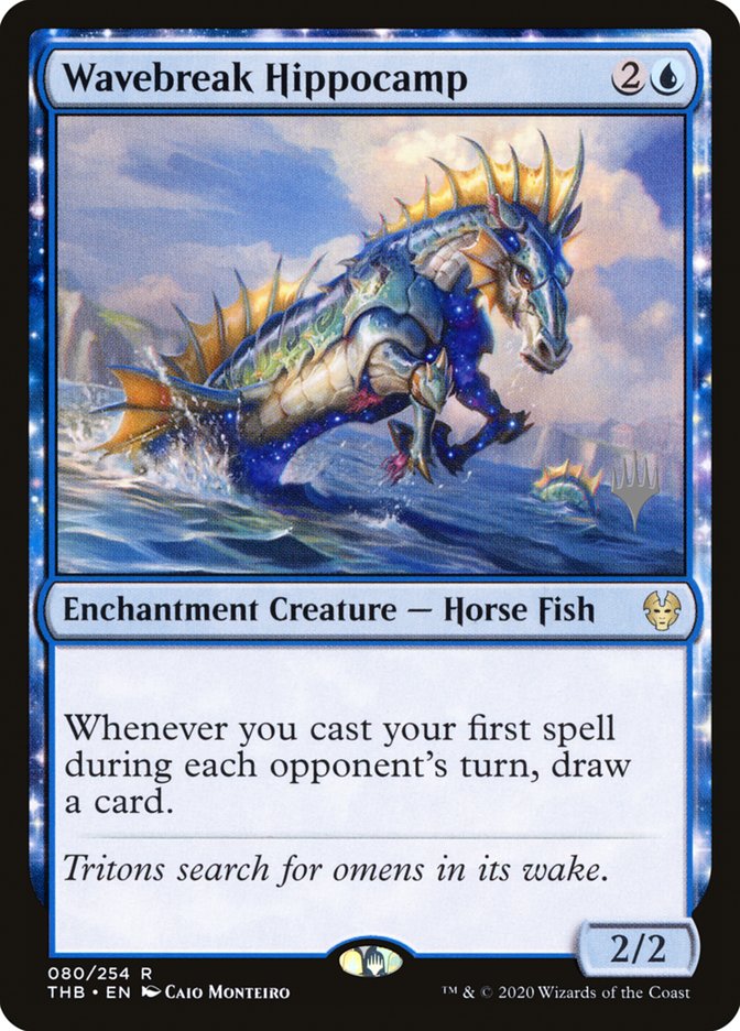 Wavebreak Hippocamp (Promo Pack) [Theros Beyond Death Promos] | Good Games Cannington