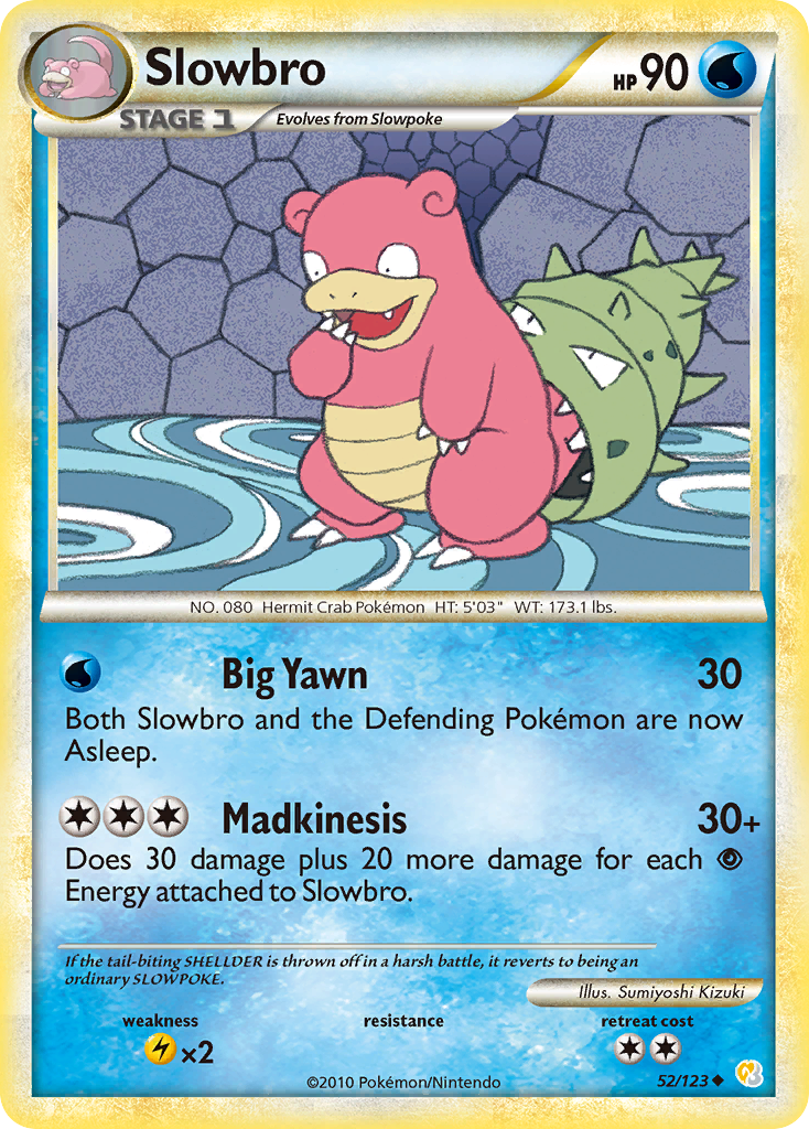 Slowbro (52/123) [HeartGold & SoulSilver: Base Set] | Good Games Cannington
