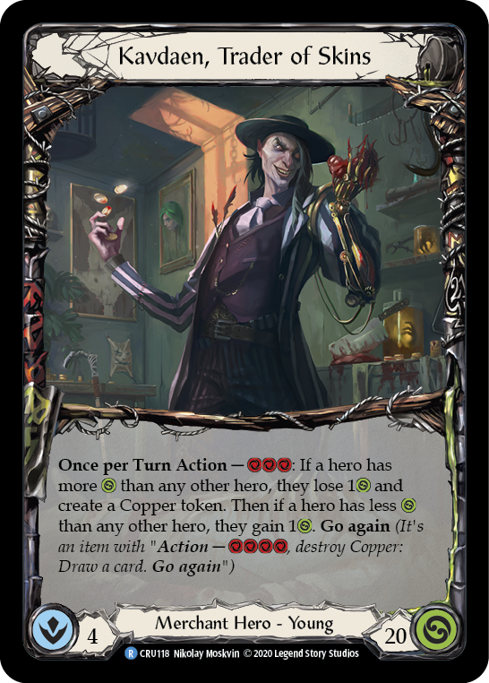 Kavdaen, Trader of Skins [CRU118] 1st Edition Normal | Good Games Cannington