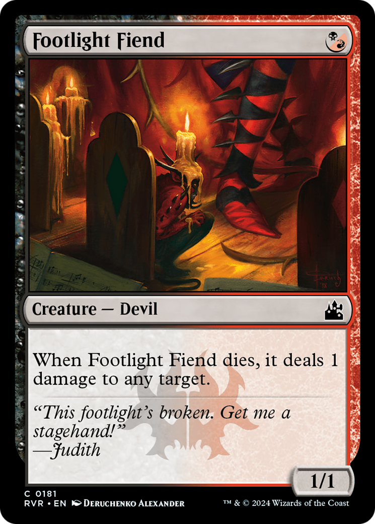 Footlight Fiend [Ravnica Remastered] | Good Games Cannington