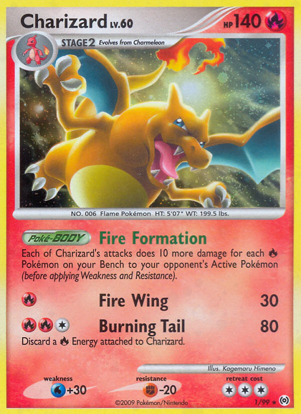 Charizard (1/99) [Platinum: Arceus] | Good Games Cannington