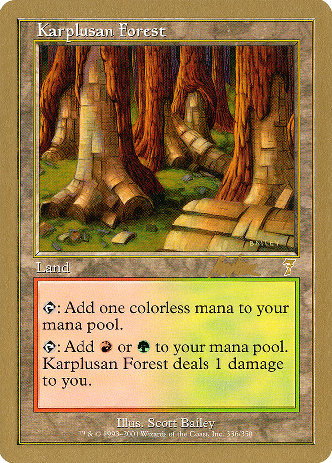 Karplusan Forest (Brian Kibler) [World Championship Decks 2002] | Good Games Cannington