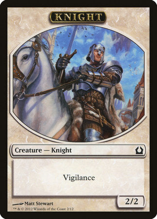 Knight Token [Return to Ravnica Tokens] | Good Games Cannington